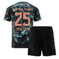 Maglie da calcio Bayern Munich Thomas Muller #25 Seconda Maglia Bambino 2024-25 Manica Corta (+ Pantaloni corti)